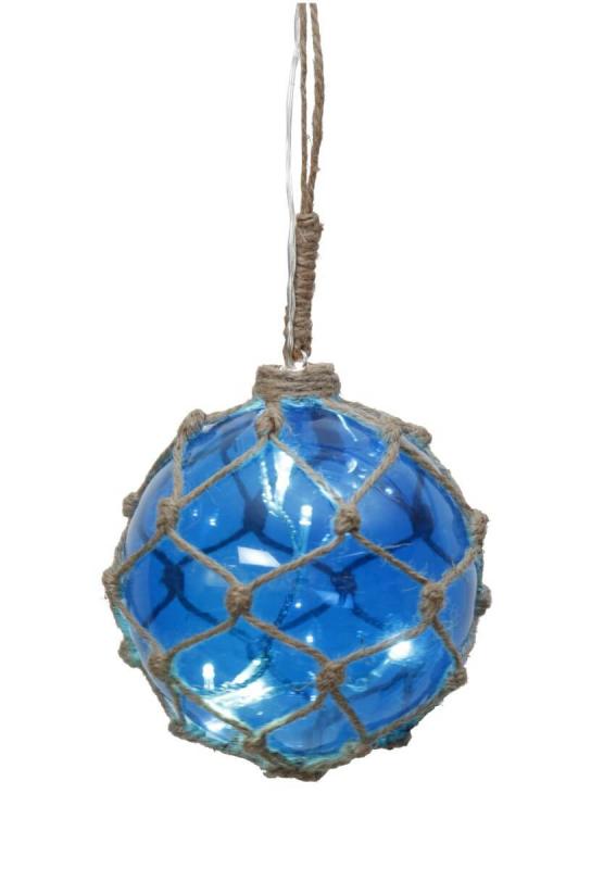 NOAH Glaskula 12cm LED Blå