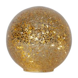 STAR FALL Glasdekoration Batteri 15cm Guld