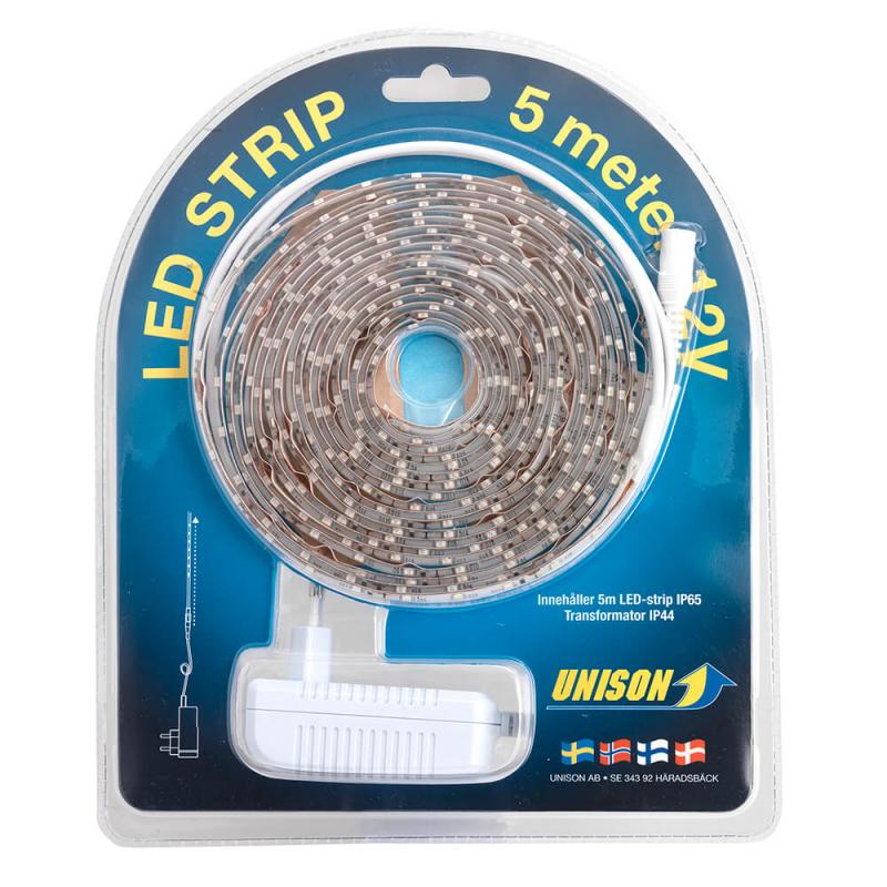LED Strip Varmvit 5m IP65 12v 4,8W/m