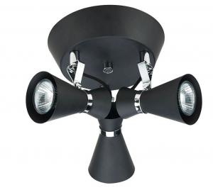 JAPAN Takspot Rund 3L 22cm Svart