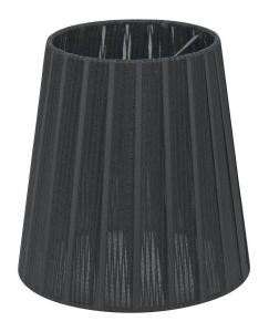 ORIVA Lampskärm Organza 17cm Svart ränder