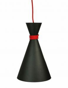 ORIVA Takpendel 22cm Svart/Röd IP20