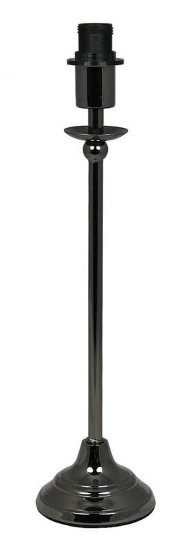 LAMPFOT 39cm Svart/Krom