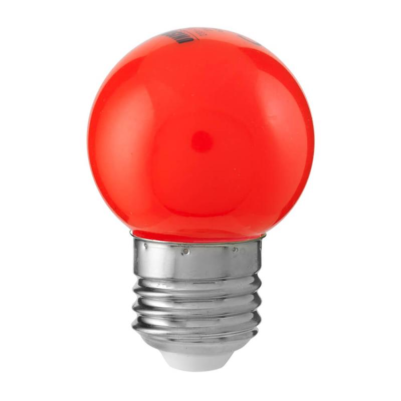E27 Klot Partylampa Röd 0,8W 30lm LED-Lampa