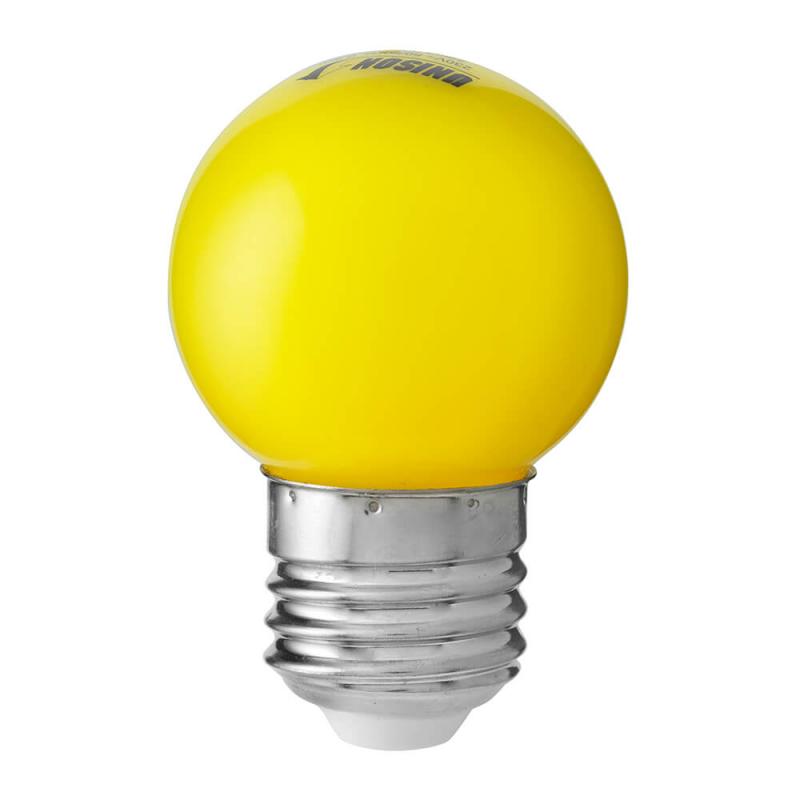 E27 Klot Partylampa Gul 0,8W 30lm LED-Lampa