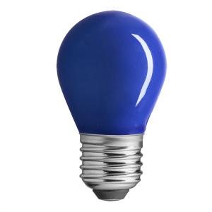 E27 Klot Partylampa Blå 4W 20lm Dimbar