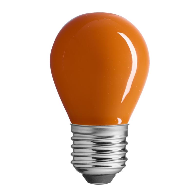 E27 Klot Partylampa Orange 4W 180lm Dimbar