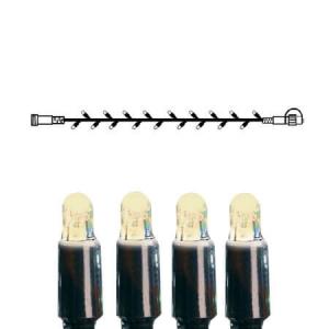 SYSTEM LED EXTRA Ljusslinga 3m 30LED Varmvit/Svart IP44