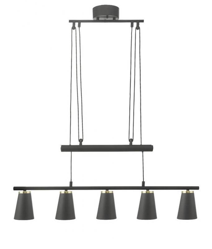 CONE HISS Takpendel 5L 85cm Svart/Guld