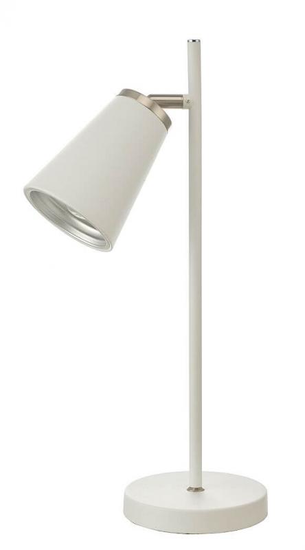 CONE Bordslampa 42cm Vit/Silver