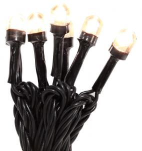 CHERRY Ljusslinga 8m 80LED IP44 Varmvit Svart