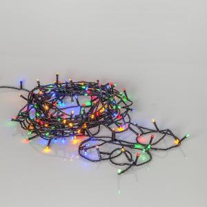 FLASHY Ljusslinga 7m 100LED Flerfärgad/Svart IP44