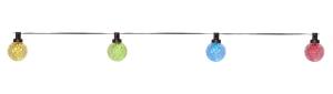 SMART PARTY LIGHT Ljusslinga 25L Batteri 5m 25LED Multi/Svart