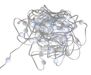 SMART FAIRY LIGHT Ljusslinga 66L Batteri 10m 66LED Multi/Silver