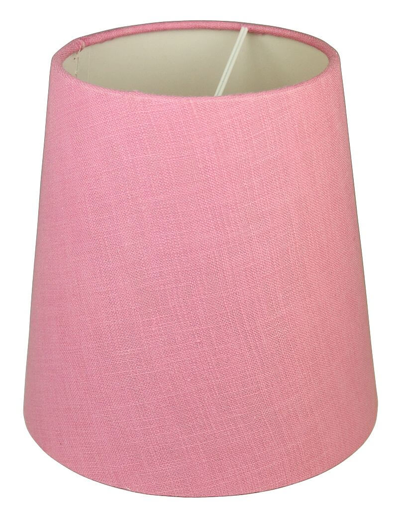 LAMPSKÄRM Linne 17cm Rosa
