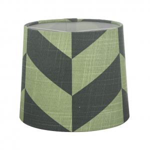 HERRINGBONE Lampskärm Linne 16cm Grön