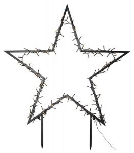 SPIKY Utomhusdekoration 150L 90cm Svart