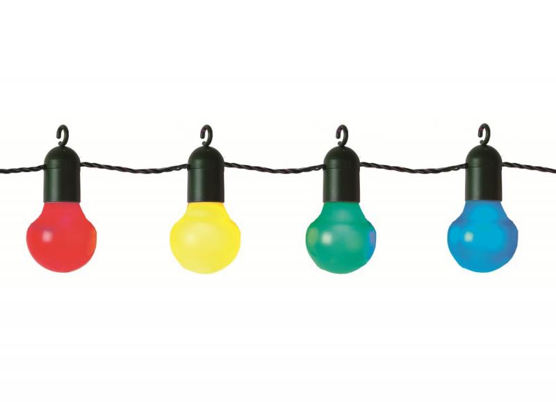 HOOKY Party-Ljusslinga 20L 5,7m Röd/Gul/Grön/Blå