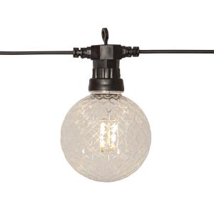 CIRCUS COMB Ljusslinga 450cm 10LED Varmvit/Svart