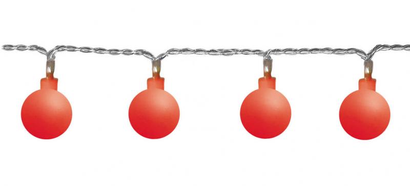 BERRY Partyslinga 50LED 7,35m Röd IP44