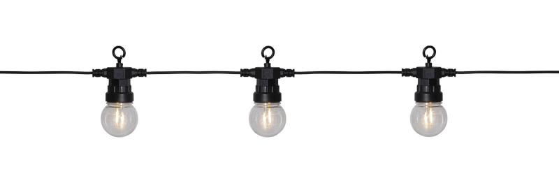SMALL CIRCUS Filament Ljusslinga 8,8m LED IP44 Svart