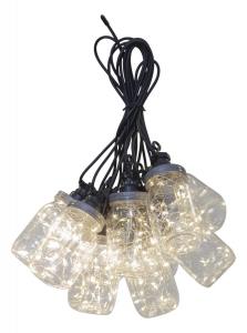 CIRCUS BOTTLE Ljusslinga 10L 4,5m Svart/Varmvit IP44