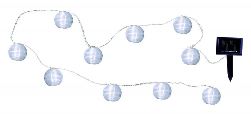 FESTIVAL Solcells-Ljusslinga 2,7m Vit