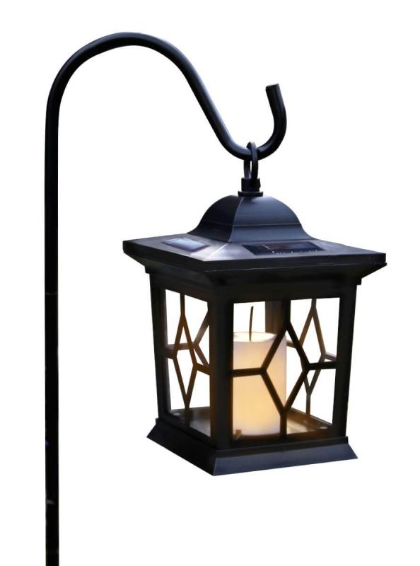 MILAN Solcells-Lykta 50cm Svart