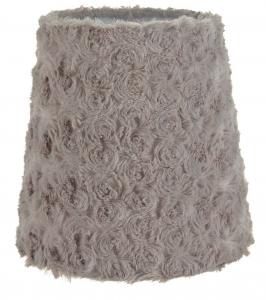 VIRVELFLUFF Lampskärm Tyg 17cm Grå