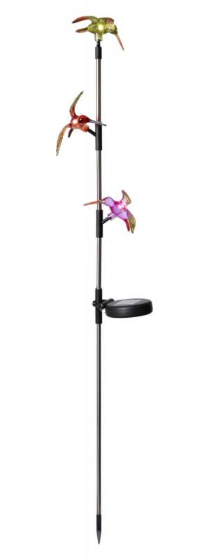 KOLIBRI Solcells-Pinne 90cm Flerfärgad