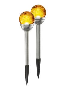 ROMA Solcells-pollare 2-Pack 26,5cm LED IP44