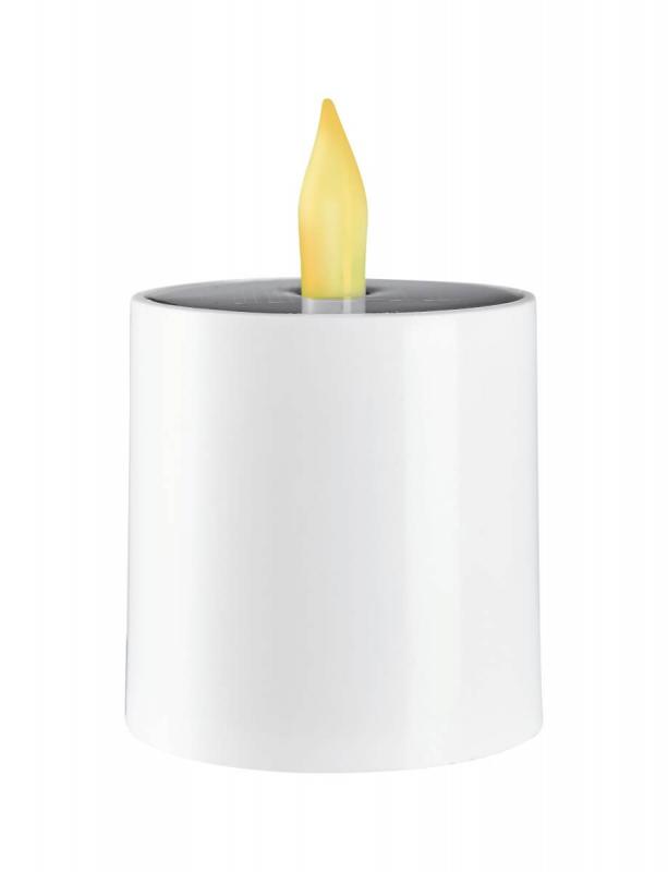 SAUL Solcells-Ljus 11cm Vit