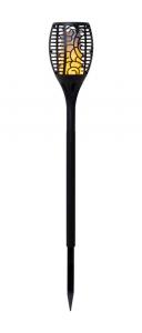 FLAME Solcellsfackla 54cm Svart