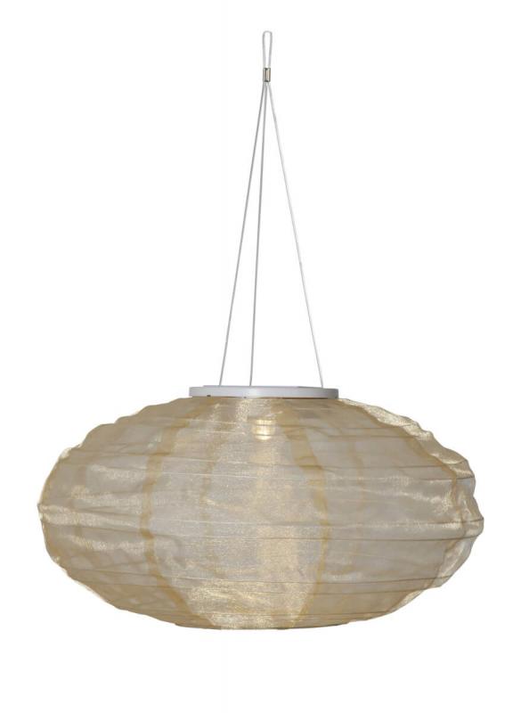 FESTIVAL Solcellsdekoration 19cm Beige IP44