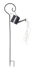 DEW DROP WATER CAN Solcellsdekoration 80cm 28LED Zink IP44