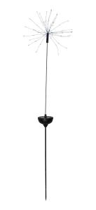 FIREWORK SOLAR Solcellsdekoration 100cm 90LED Svart IP44