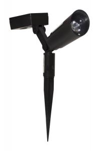 POWERSPOT 2-PACK Solcells-Spotlight 15cm Svart
