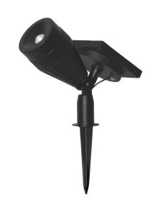 POWERSPOT Solcells-spotlight 15cm Svart IP44