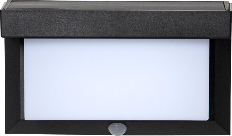 VALLA Solcells-spotlight 20cm Svart