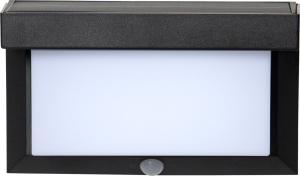 VALLA Solcells-spotlight 20cm Svart