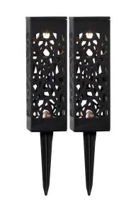 IZOLA Solcellsdekoration 18cm Svart IP44