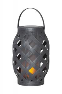 FLAME Solcellsdekoration 23cm Grå IP44