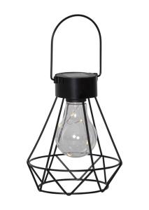 EDDY Solcellsdekoration 15,5cm Svart IP44