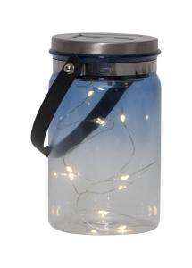 TINT Solcellsdekoration 15cm Blå IP44