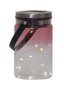 TINT Solcellsdekoration 15cm Rosa IP44