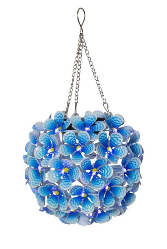 HORTENSIA Solcellsdekoration 16cm Blå