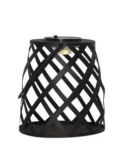 CALABRIA Solcellslykta 20cm Svart