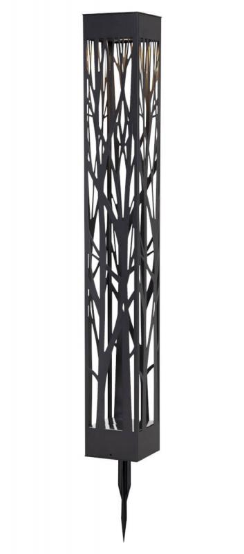 SIRANNA Solcells-pollare 66cm Svart