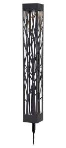SIRANNA Solcells-pollare 66cm Svart