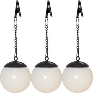 GLOBUS Solcellsdekoration 23cm Vit